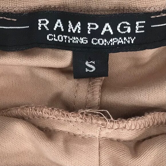 Vintage Y2K Strapless Tan Fairycore Boho High Low Flowy Midi Sun Dress / Small - Picture 6 of 8